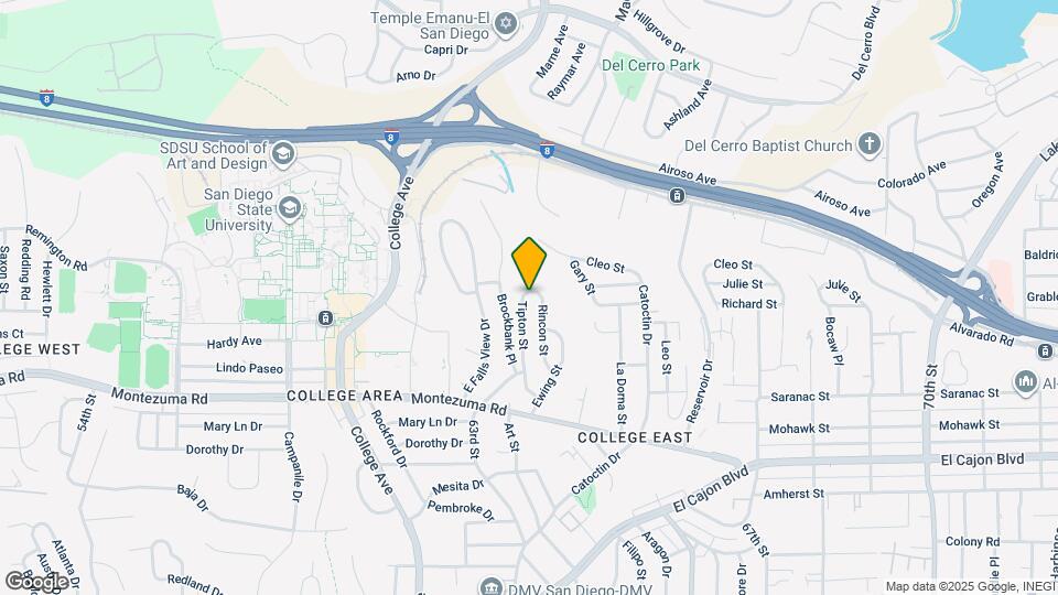 5261 Tipton St Map and Location Details