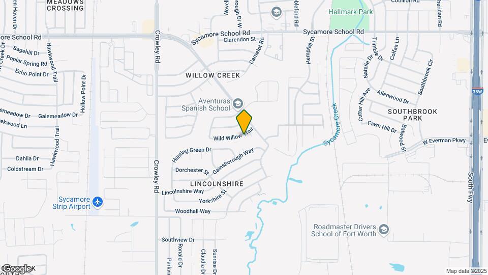 1717 Wild Willow Trail Map and Location Details