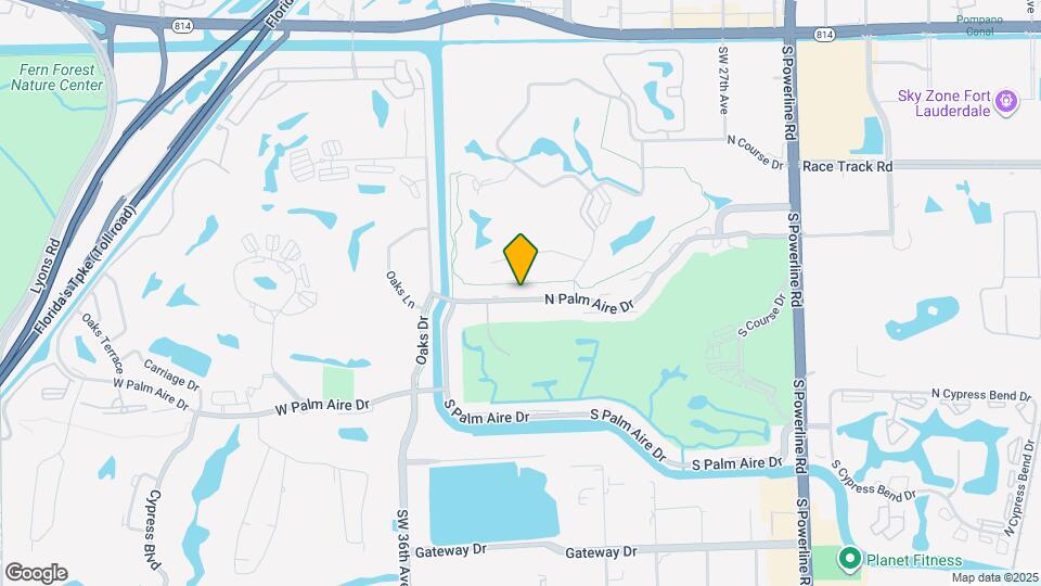 3115 N Palm Aire Dr Mapa y Detalles de la Ubicación