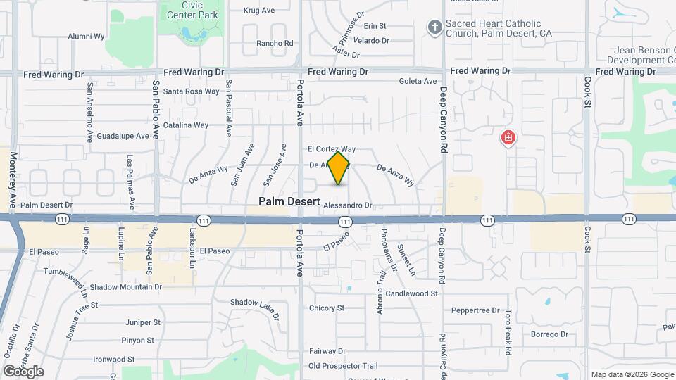 74125 San Marino Way Map and Location Details