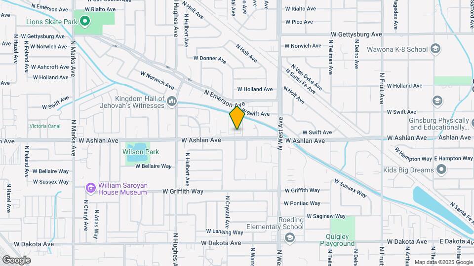 4224 N Bengston Ave Map and Location Details