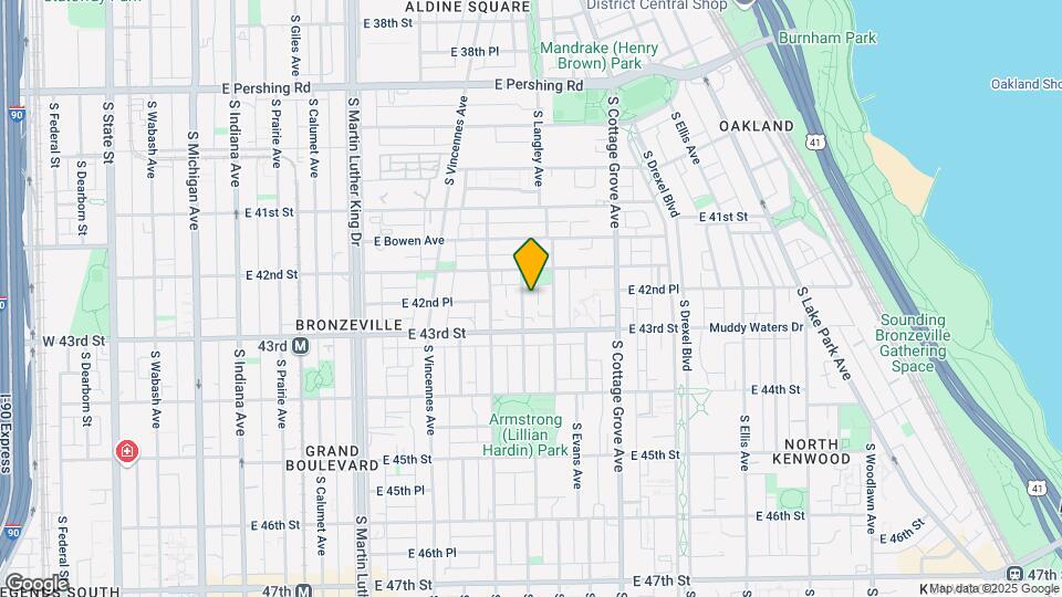 4227 S Champlain Ave Map and Location Details