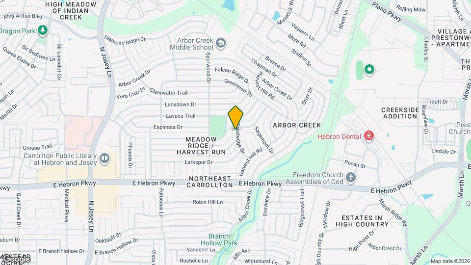 4221 Crestedge Dr Map and Location Details