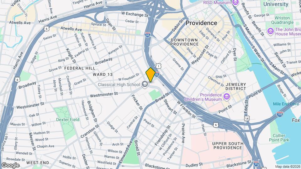 700 Westminster St Map and Location Details