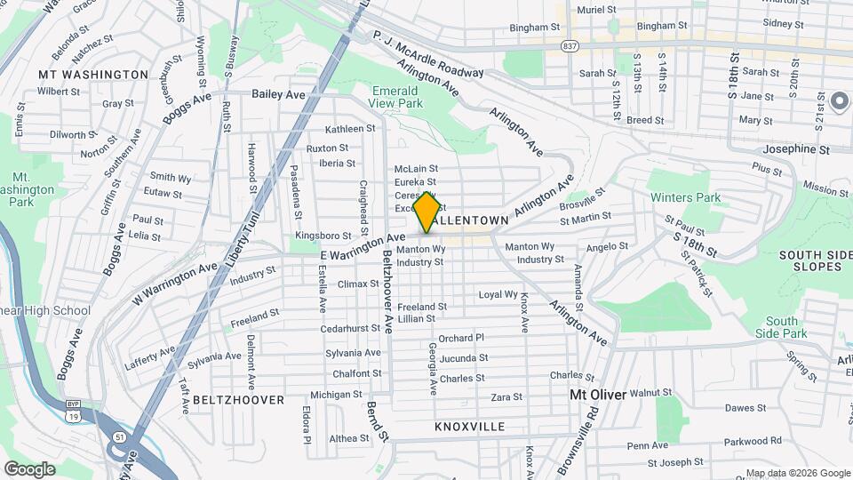 708 E Warrington Ave Map and Location Details