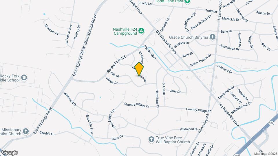 112 Yocum Dr Map and Location Details