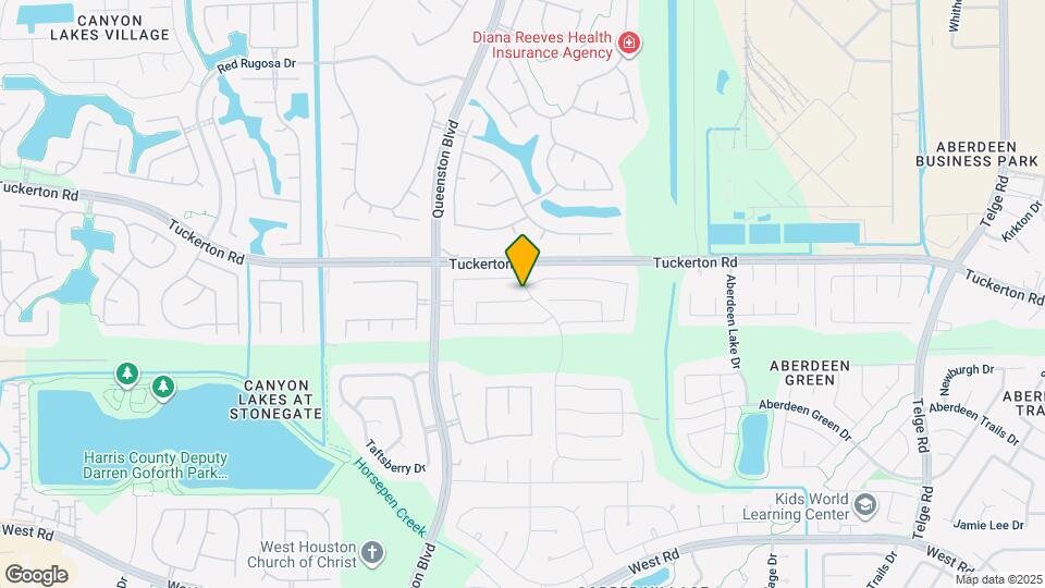 16718 Libson Falls Dr Map and Location Details