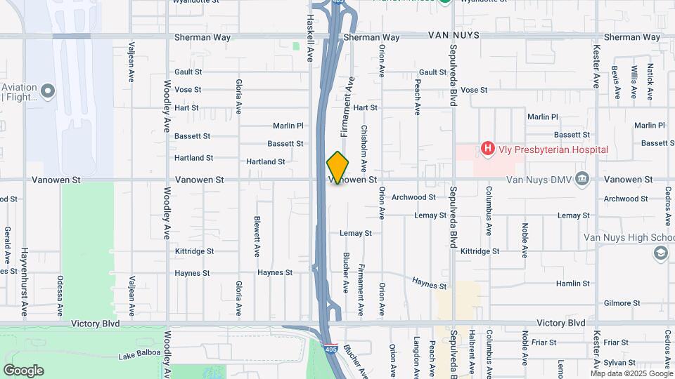 Vanowen Apartments Map and Location Details
