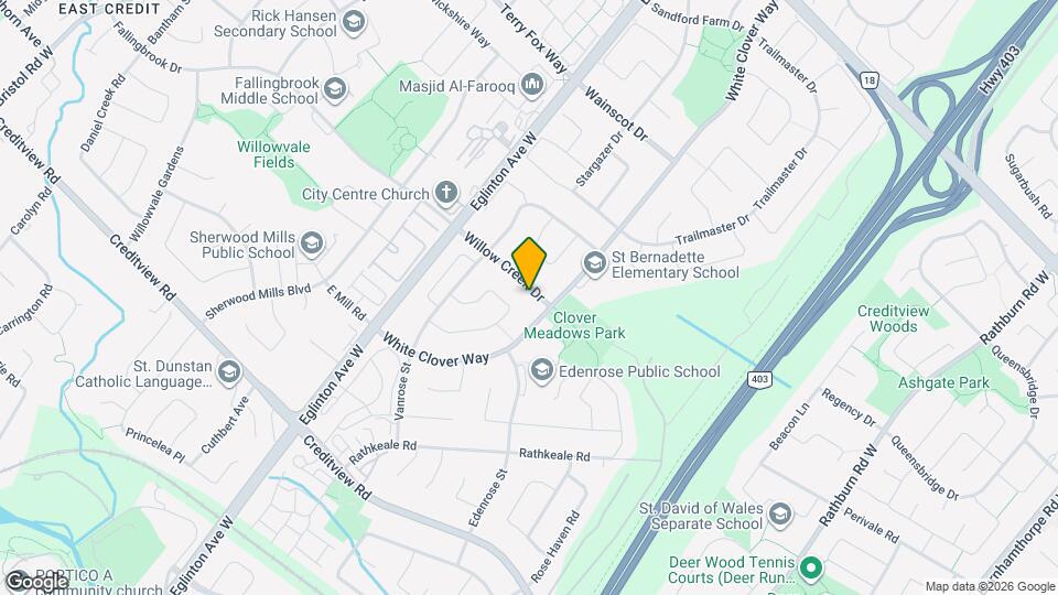 4554 Willow Creek Dr Map and Location Details