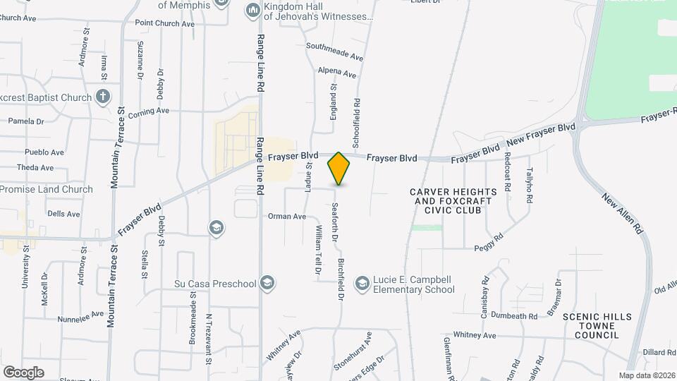 3434 Seaforth Dr Map and Location Details