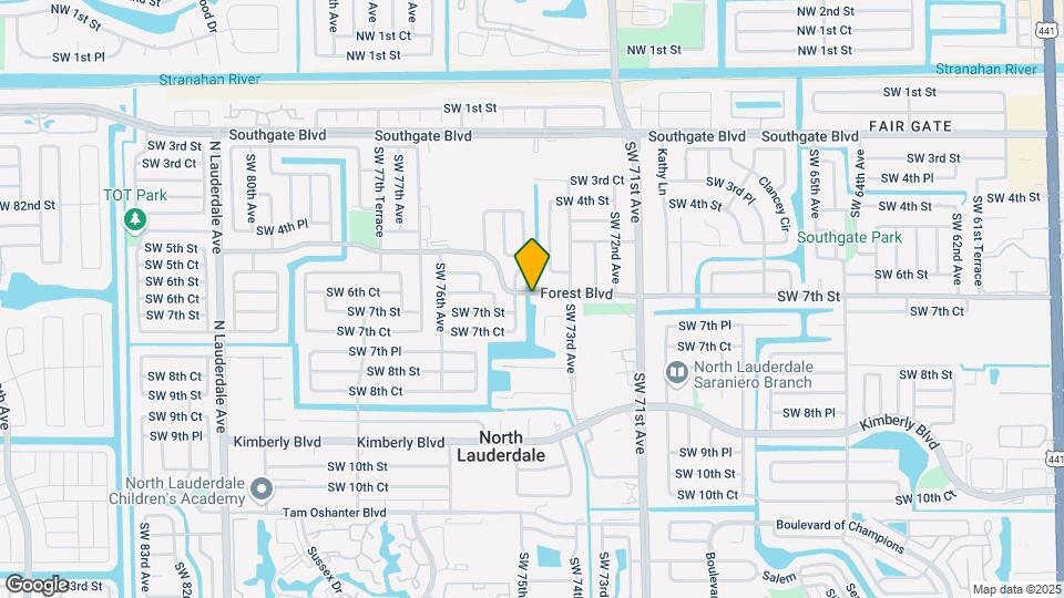 7312 Forest Blvd Mapa y Detalles de la Ubicación