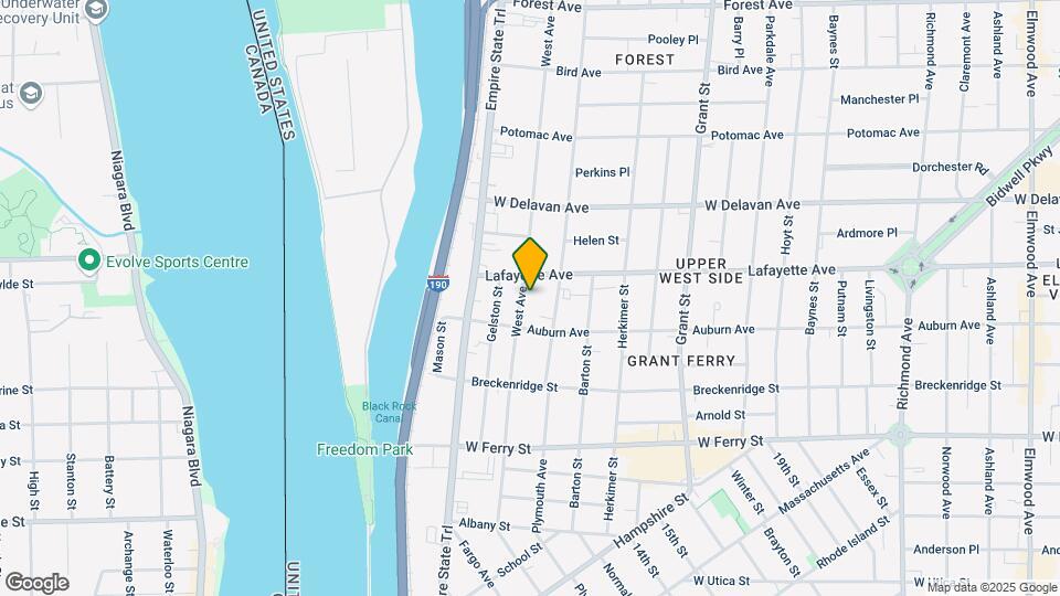 1073 West Ave Map and Location Details