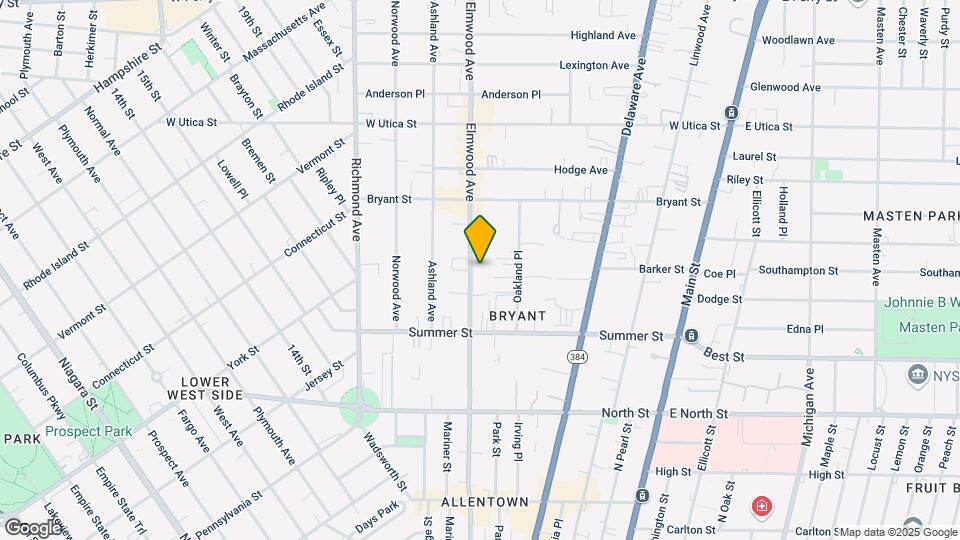 353 Elmwood Ave Map and Location Details
