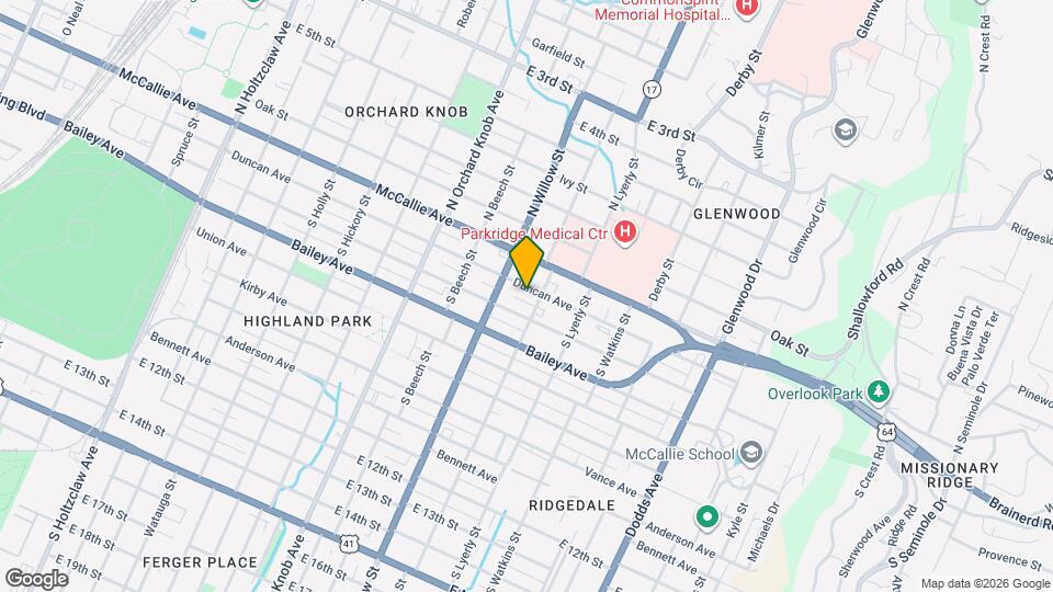 2112 Duncan Ave Map and Location Details