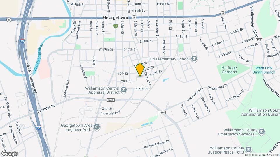 308 E 20th St Map and Location Details