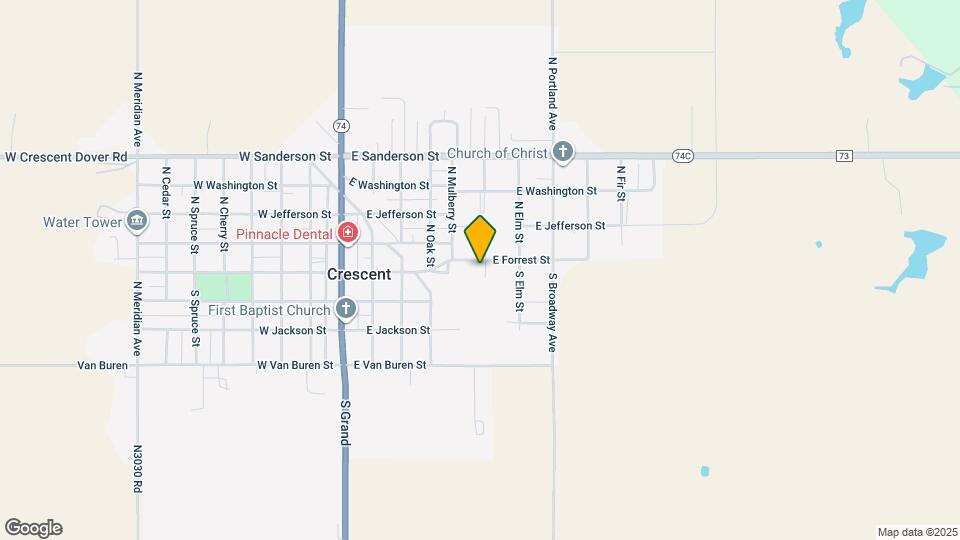 105 S Magnolia St Map and Location Details