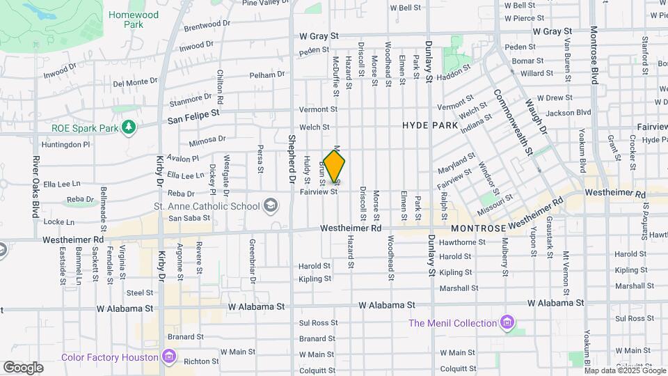 2002 Fairview St Map and Location Details