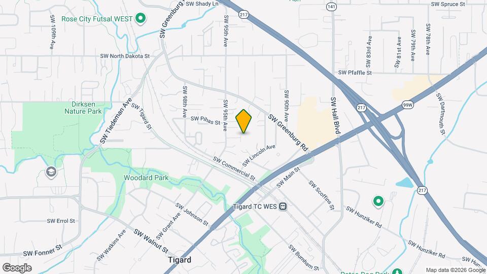 9362 SW Eunice Ln Map and Location Details
