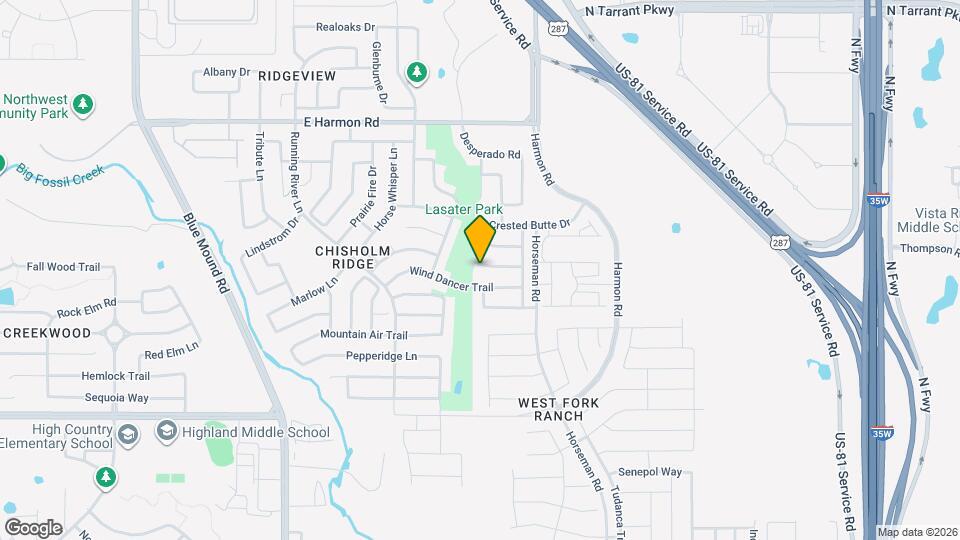 1704 Little Deer Ln Map and Location Details