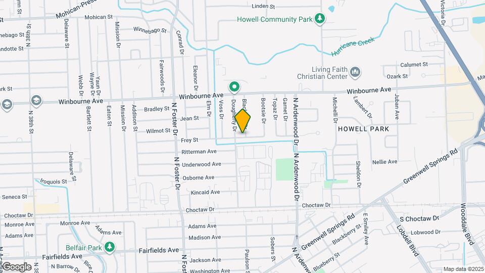 5549 Frey St Map and Location Details