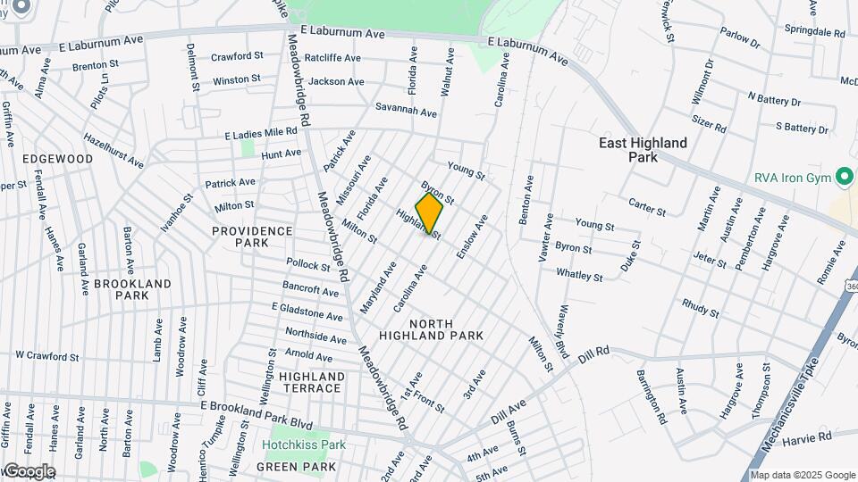 3418 Carolina Ave Map and Location Details