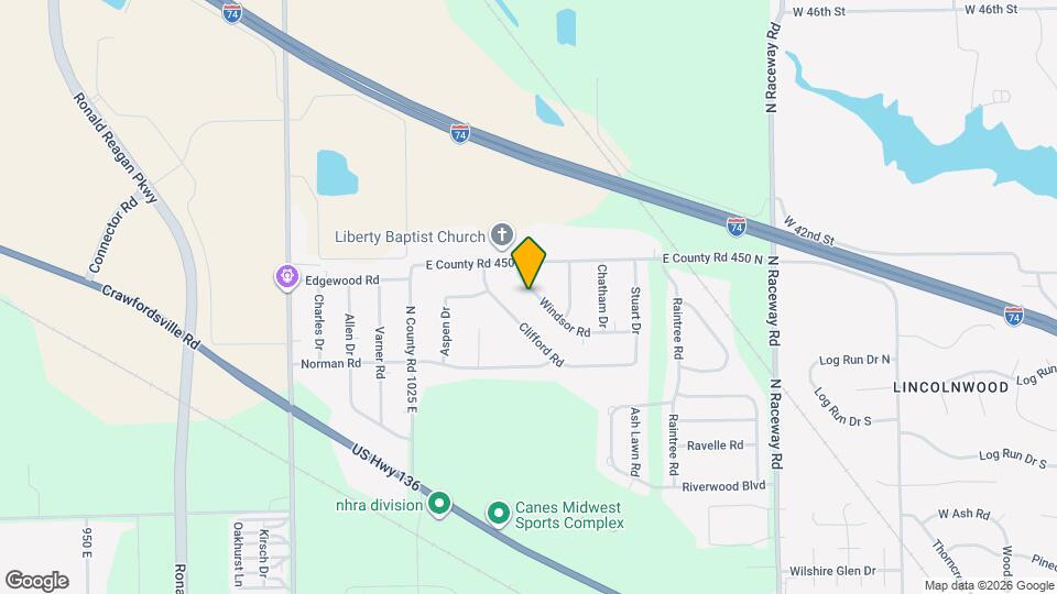 4438 Windsor Rd Map and Location Details