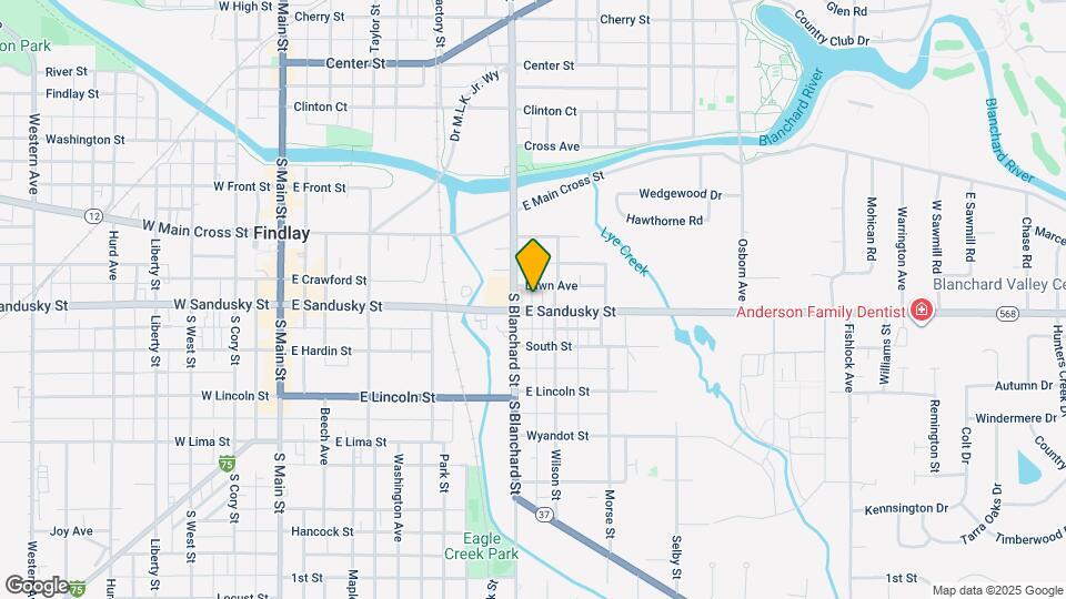 514 E Sandusky St, Unit A Map and Location Details