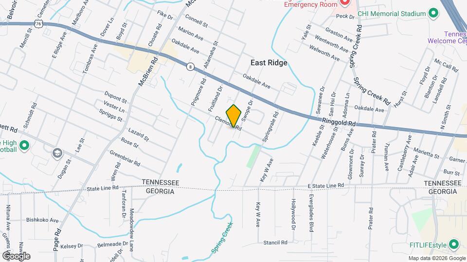 5540 Clemons Rd Map and Location Details