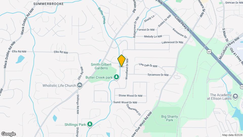 4014 White Oak Ct NW Map and Location Details