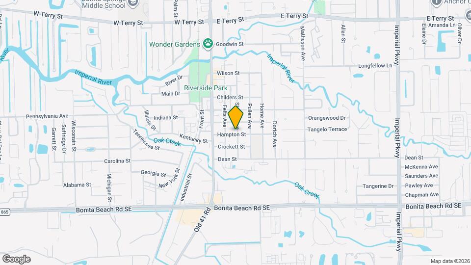10651 Hampton St Map and Location Details