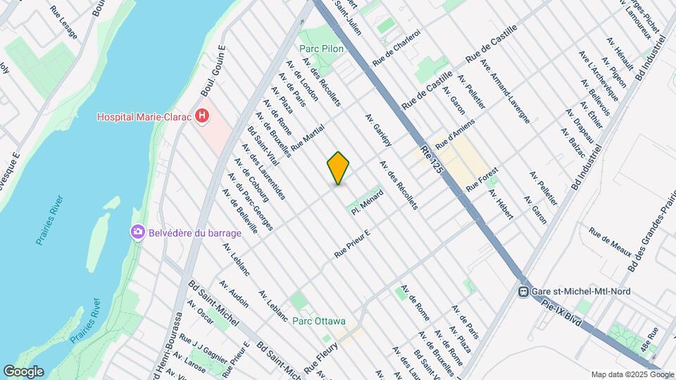 3766 Monselet St Map and Location Details