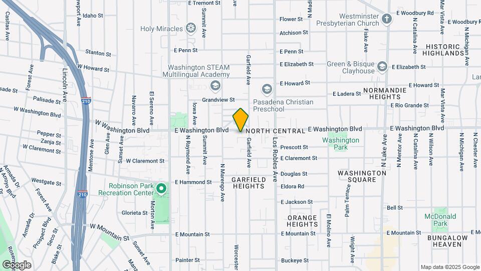 1305 N Garfield Ave Map and Location Details