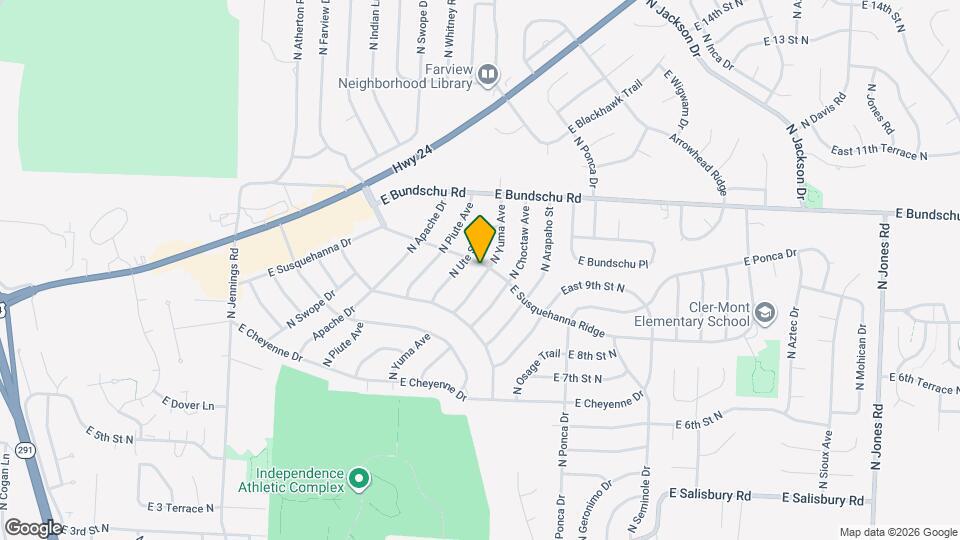 814 N Yuma Ave Map and Location Details