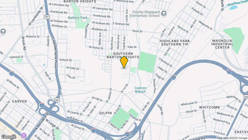 1705 Lamb Ave Map and Location Details