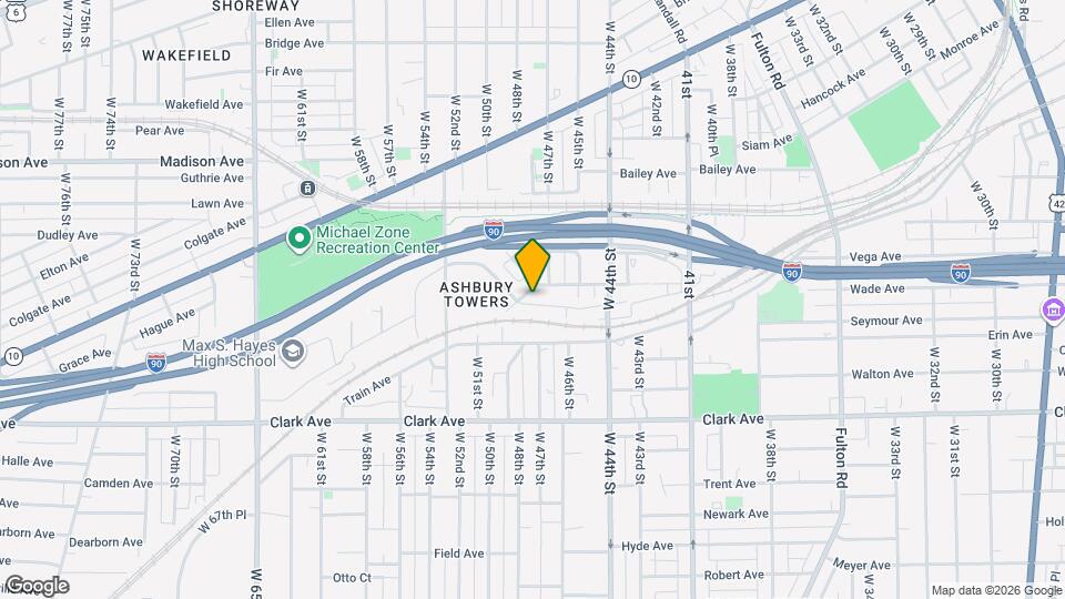 4740 Walworth Ave Map and Location Details