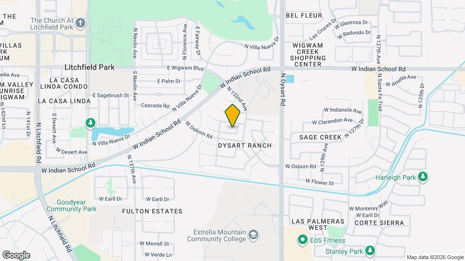 13258 W Clarendon Ave Map and Location Details