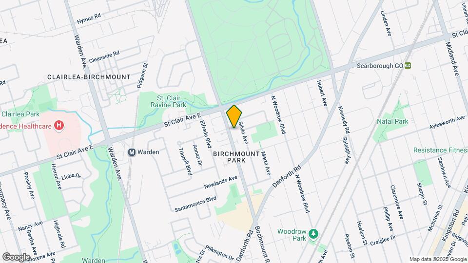 561 Birchmount Rd Map and Location Details