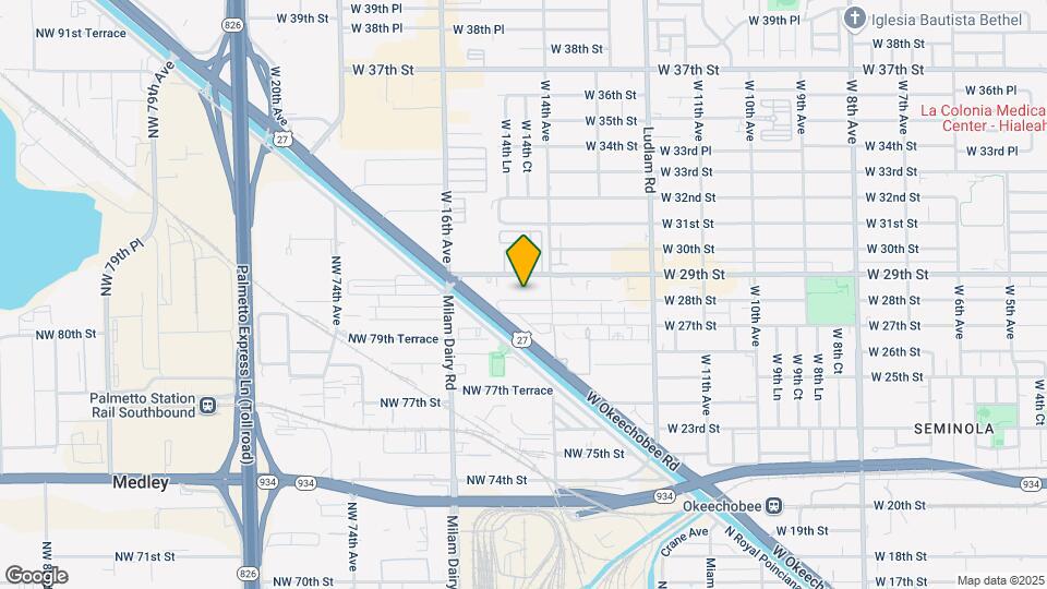1455 W 28th St Mapa y Detalles de la Ubicación