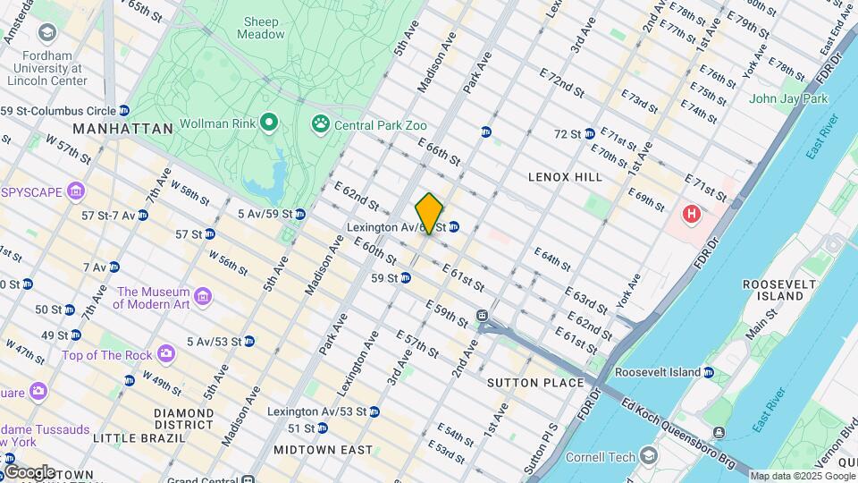 799 Lexington Ave Mapa y Detalles de la Ubicación
