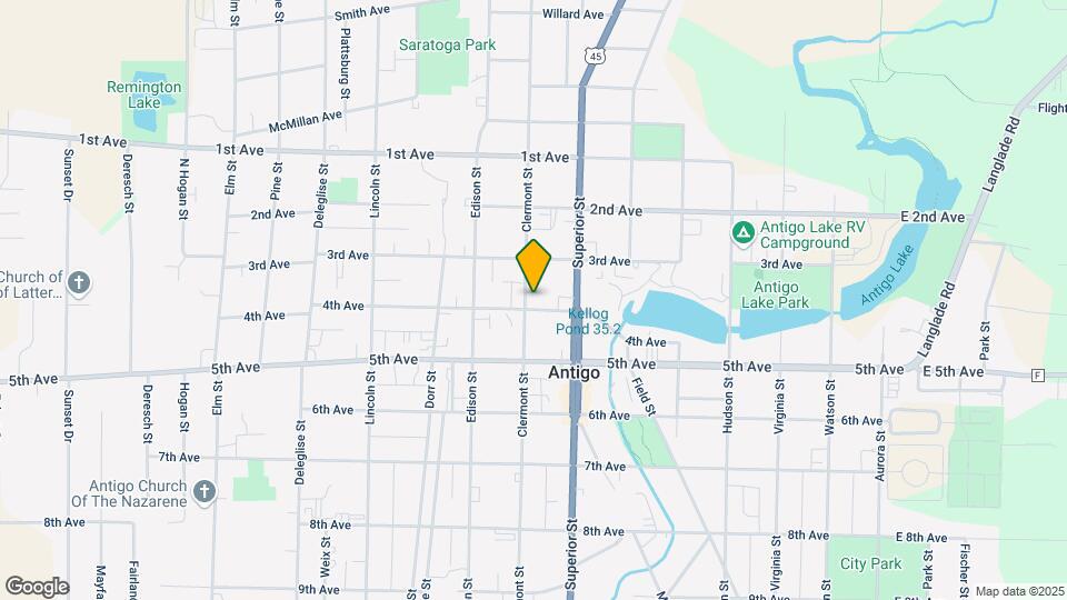 707 Clermont St Map and Location Details