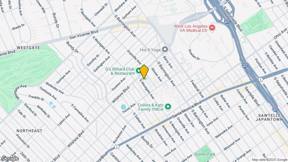 1222 S Westgate Ave Mapa y Detalles de la Ubicación