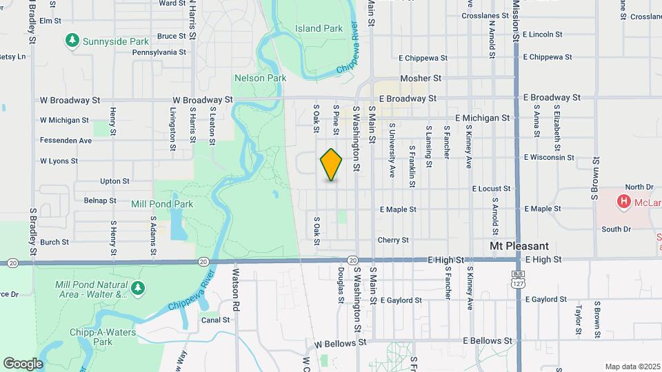 311-315 W Locust St Map and Location Details