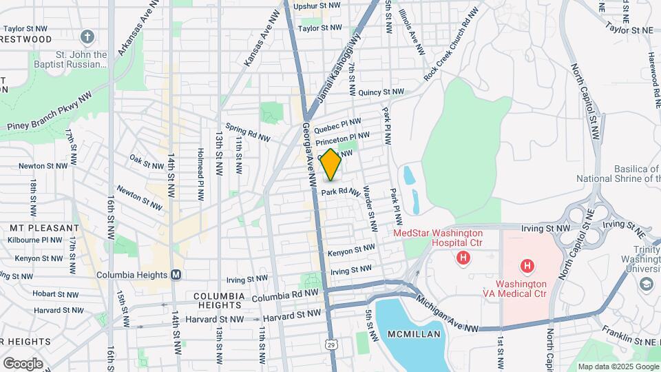 625 Park Rd NW Map and Location Details