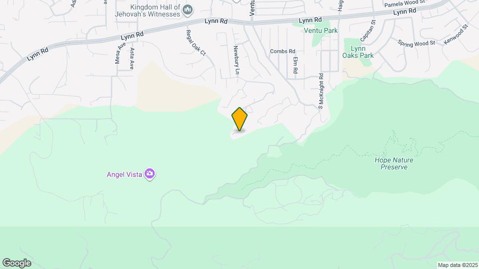 1450 Topa View Terrace Map and Location Details