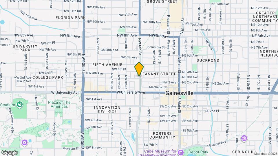 622 NW 3rd Ave Map and Location Details