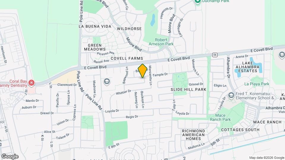 1611 Clemson Dr Map and Location Details