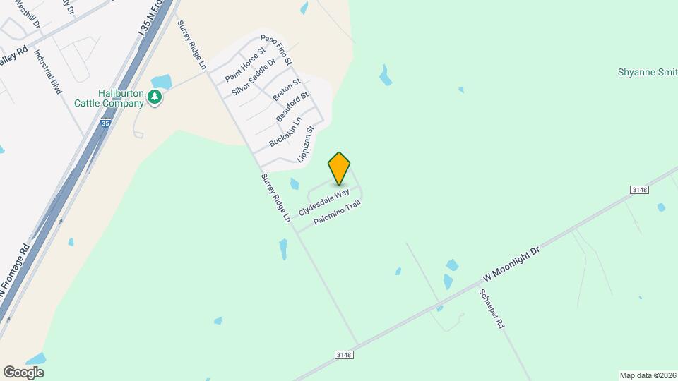 3025 Clydesdale Way Map and Location Details