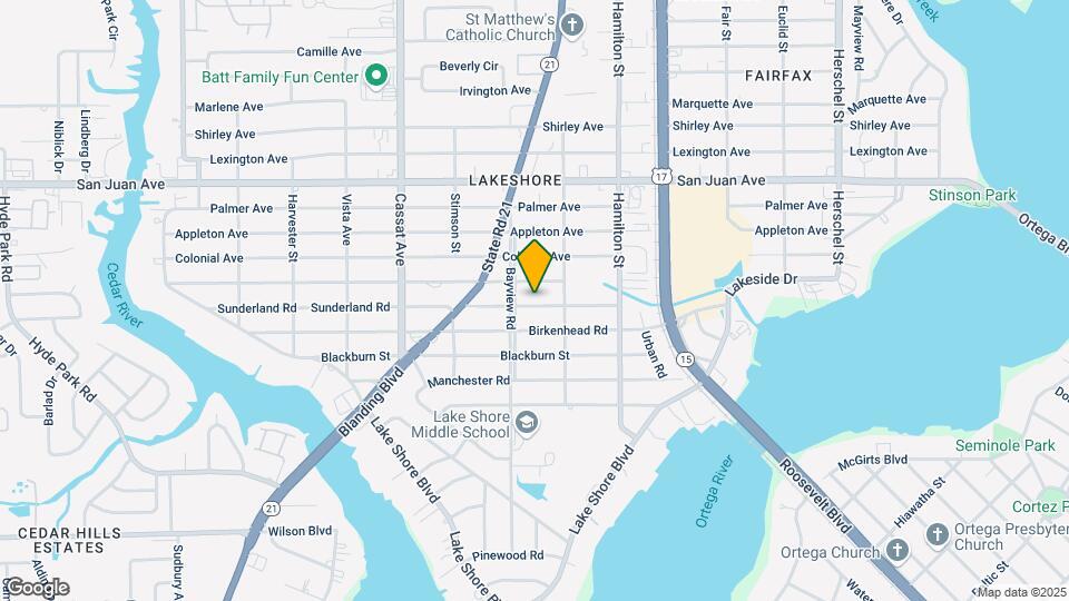 4633 Sunderland Rd Map and Location Details