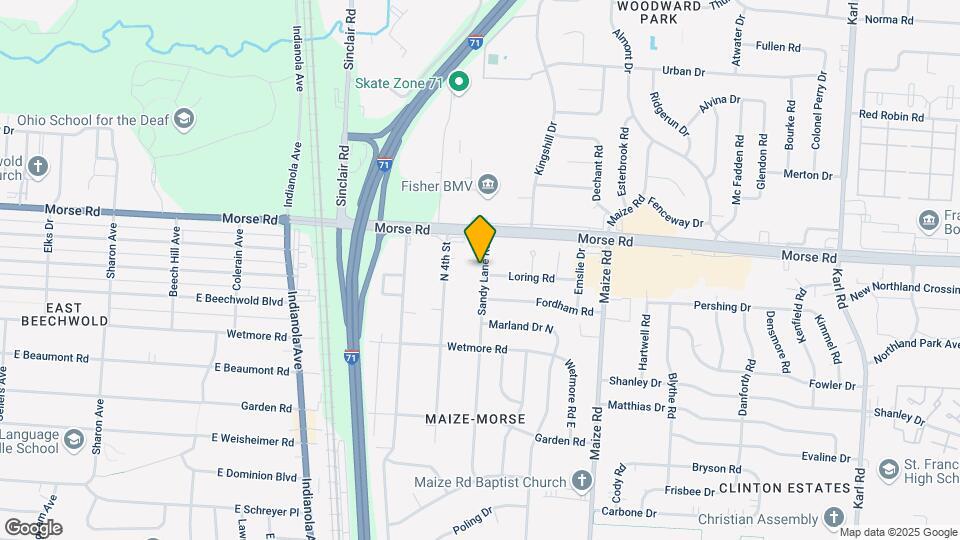 4635 Sandy Lane Rd Map and Location Details
