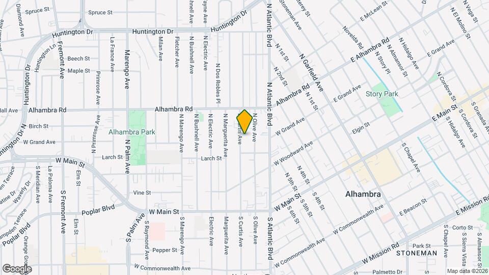 408 N Curtis Ave Mapa y Detalles de la Ubicación